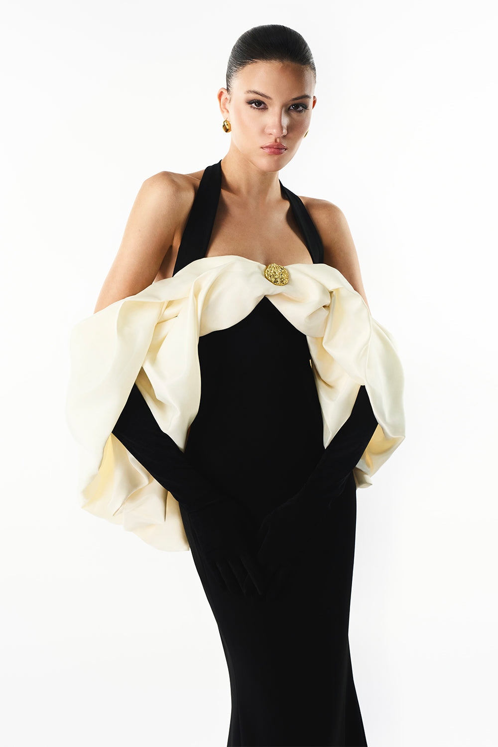 Divora Sheath Ponte Knit Maxi Dress