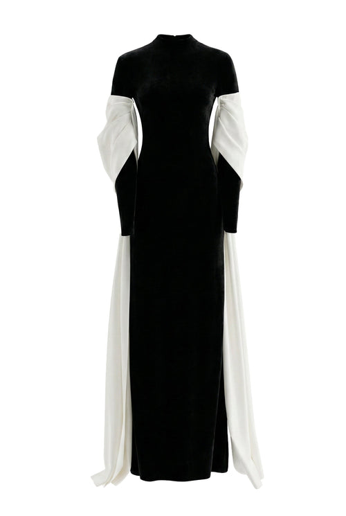 Tish Sheath Elastance Jersey Maxi Dress