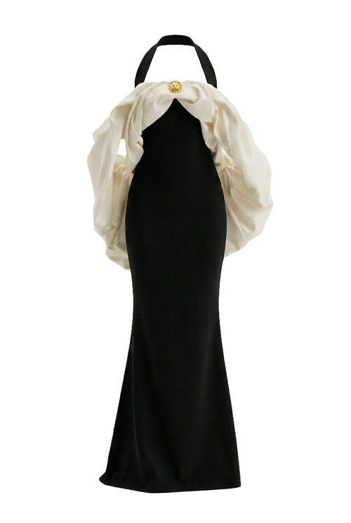 Divora Sheath Ponte Knit Maxi Dress
