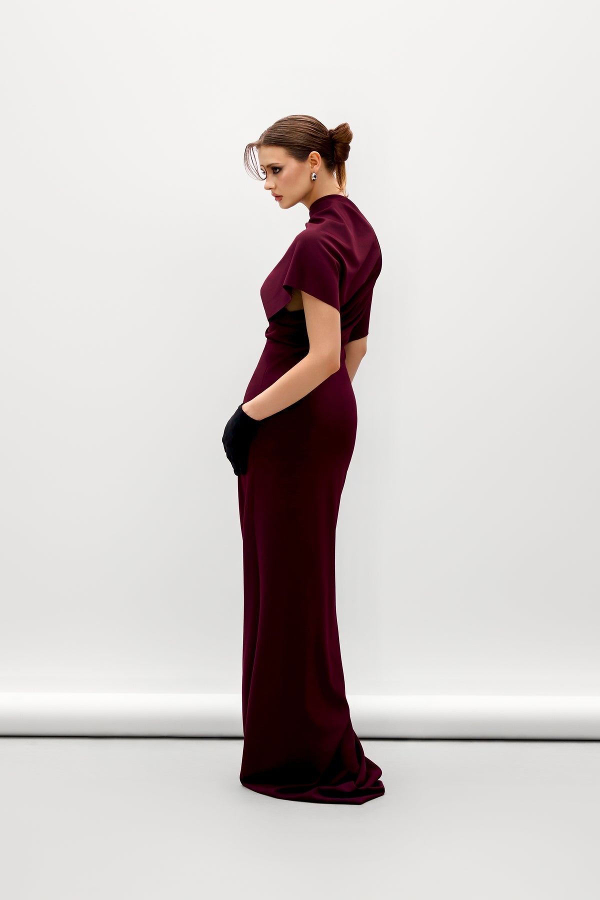Thalassa Sheath Ponte Knit Maxi Dress