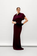 Thalassa Sheath Ponte Knit Maxi Dress