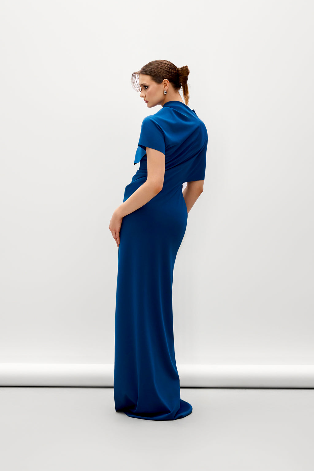 Thalassa Sheath Ponte Knit Maxi Dress