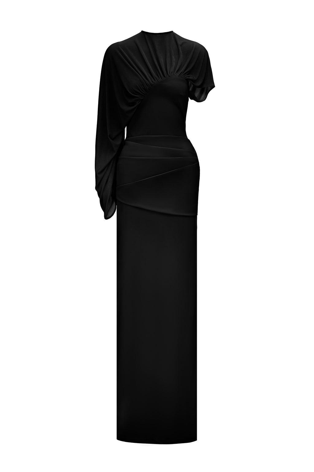 Minerva Sheath Ponte Knit Maxi Dress