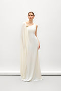 Nerina Sheath Ponte Knit Maxi Dress