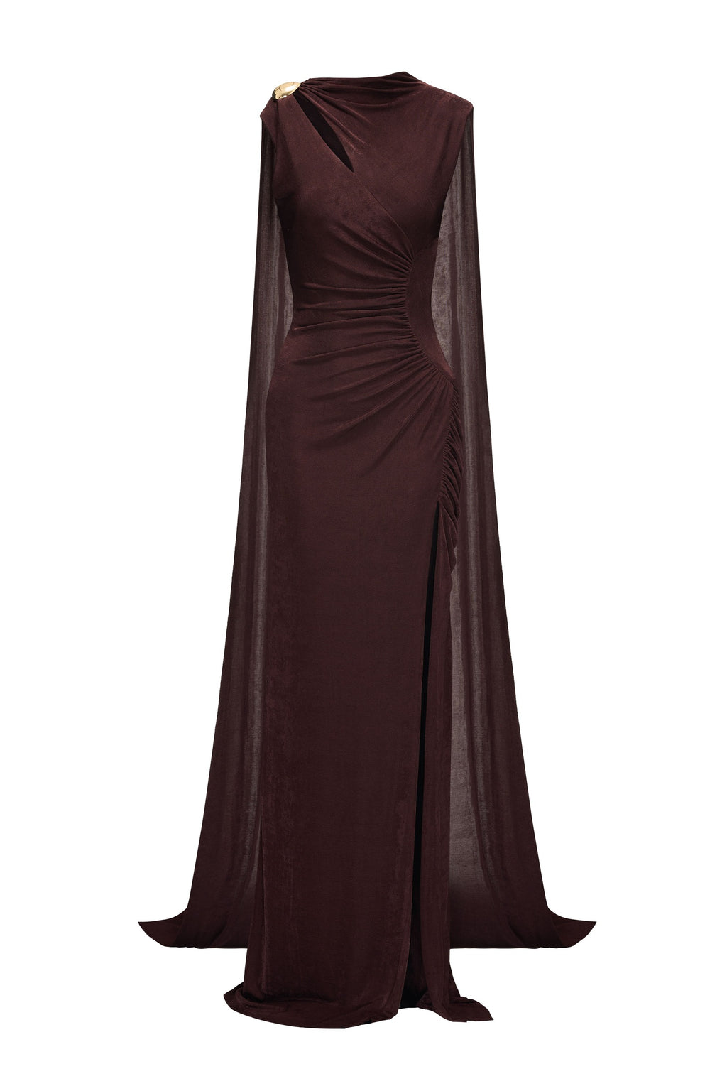 Vesper Sheath Elastance Jersey Maxi Dress