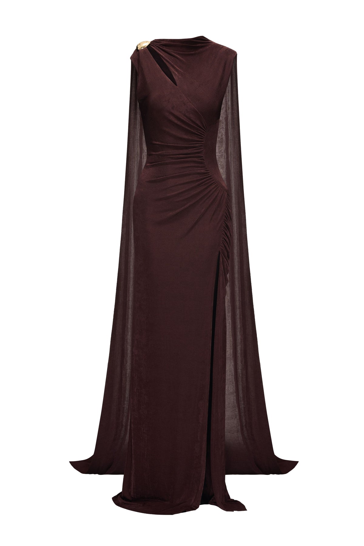 Vesper Sheath Elastance Jersey Maxi Dress