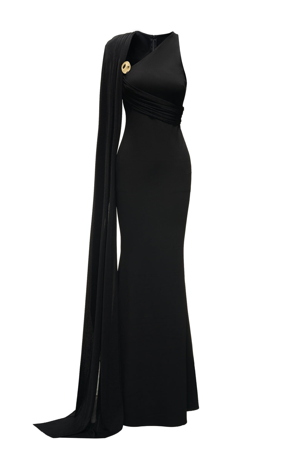 Layla Mermaid Ponte Knit Maxi Dress