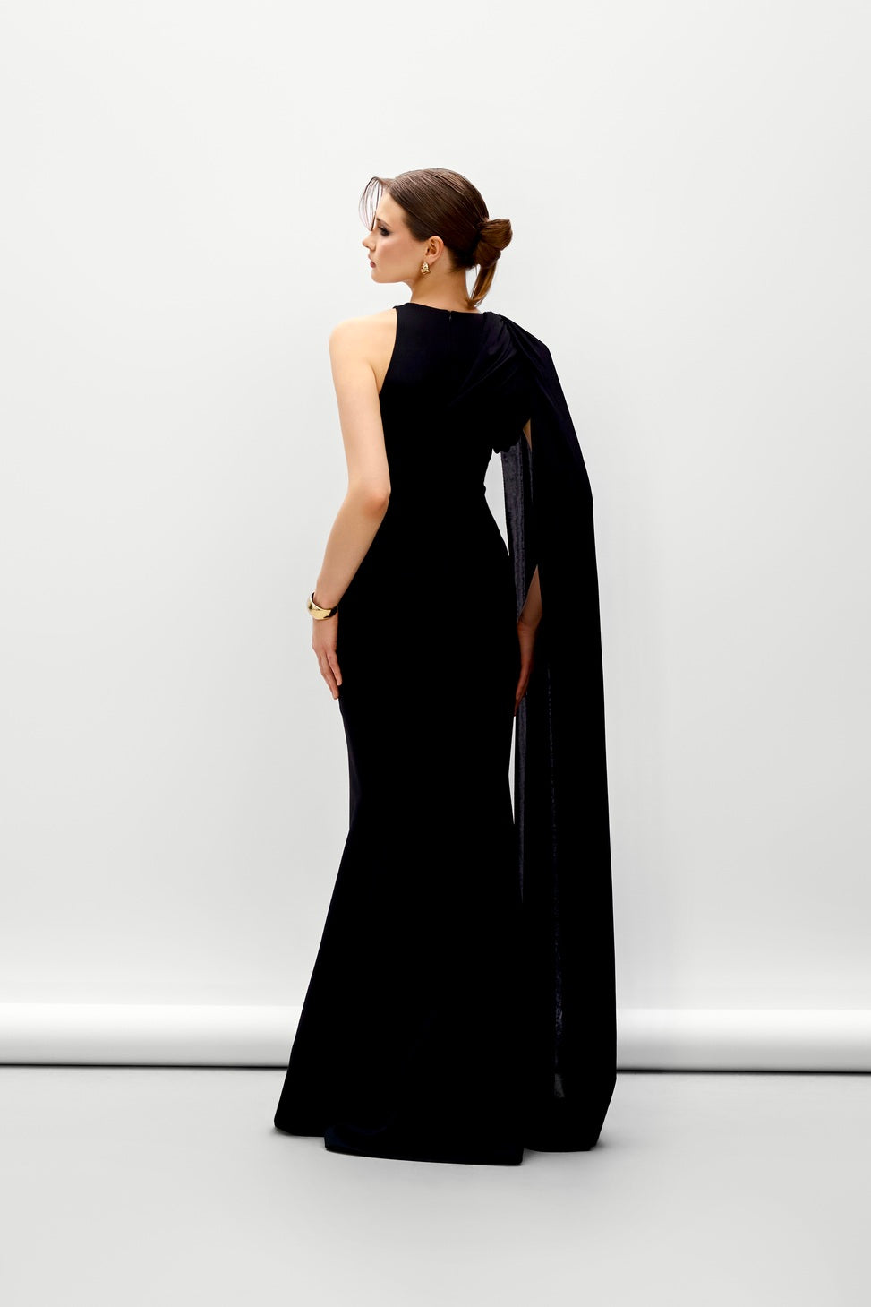 Layla Mermaid Ponte Knit Maxi Dress