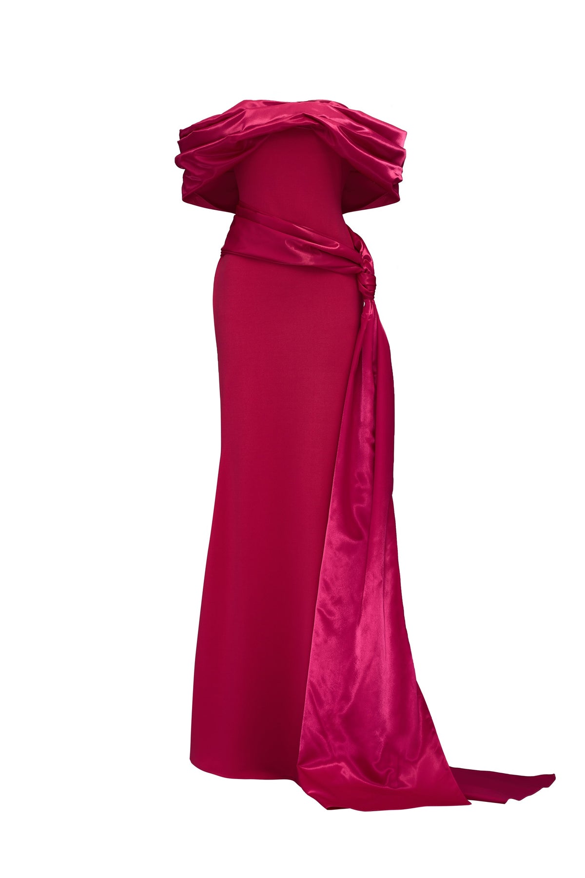 Lilium Mermaid Ponte Knit Maxi Dress