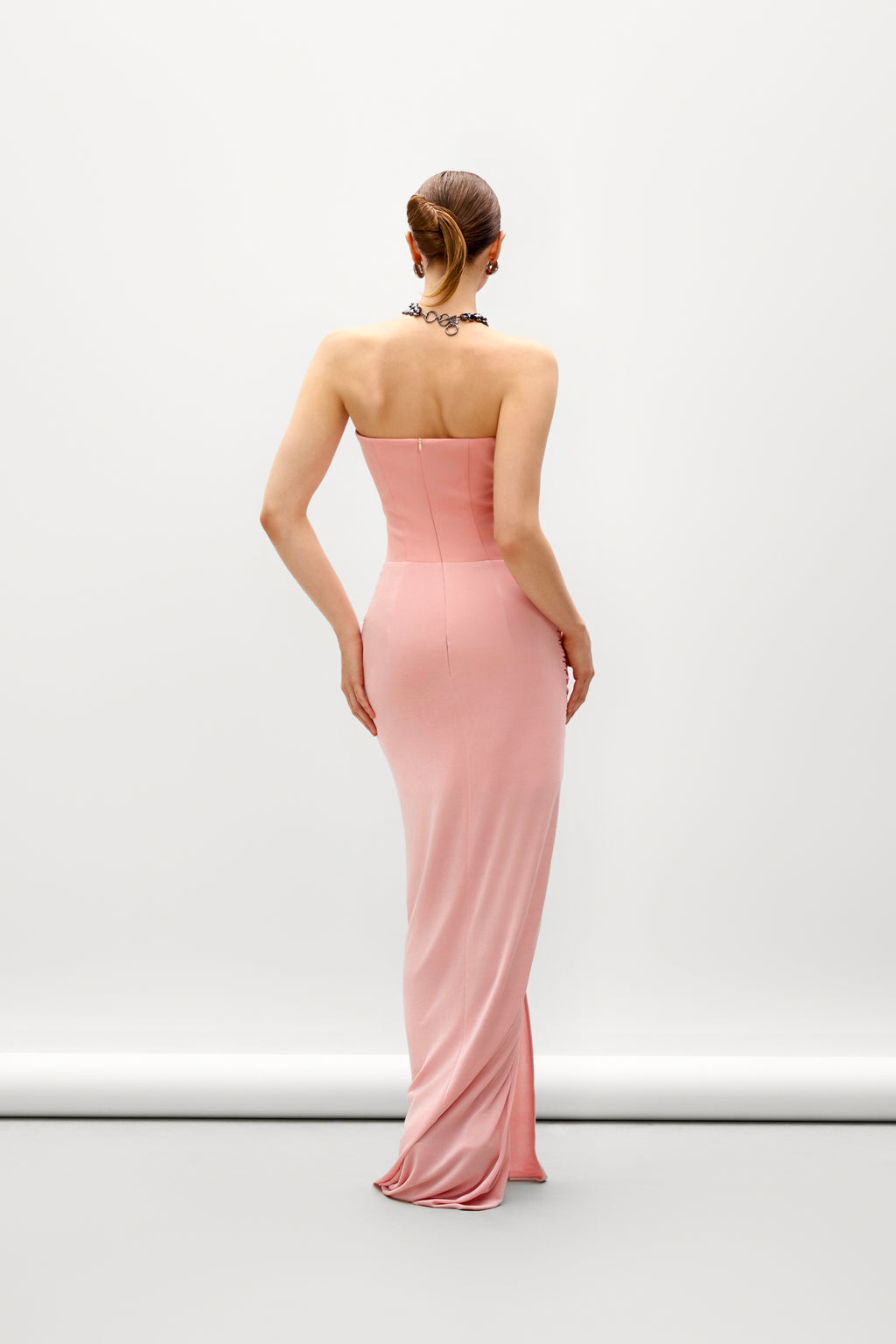 Zahara Sheath Elastance Jersey Maxi Dress