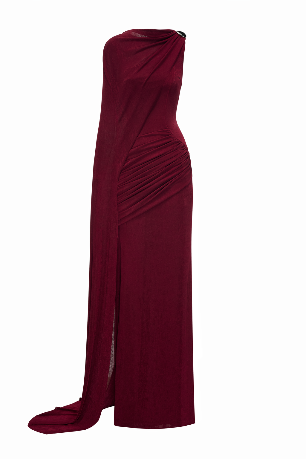 Lelia Sheath Elastance Jersey Maxi Dress