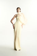 Solith Draped Organza Cape