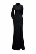 Merith Sheath Ponte Knit Maxi Dress