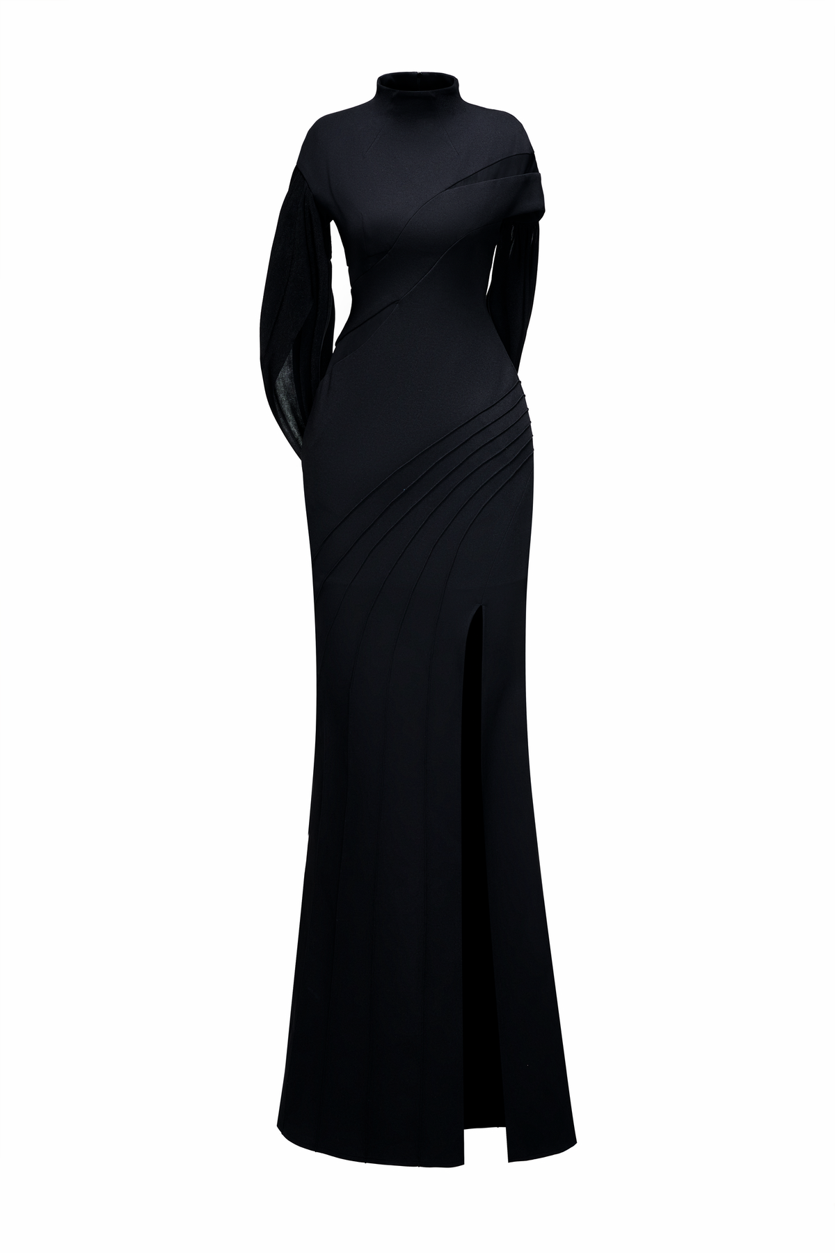 Merith Sheath Ponte Knit Maxi Dress