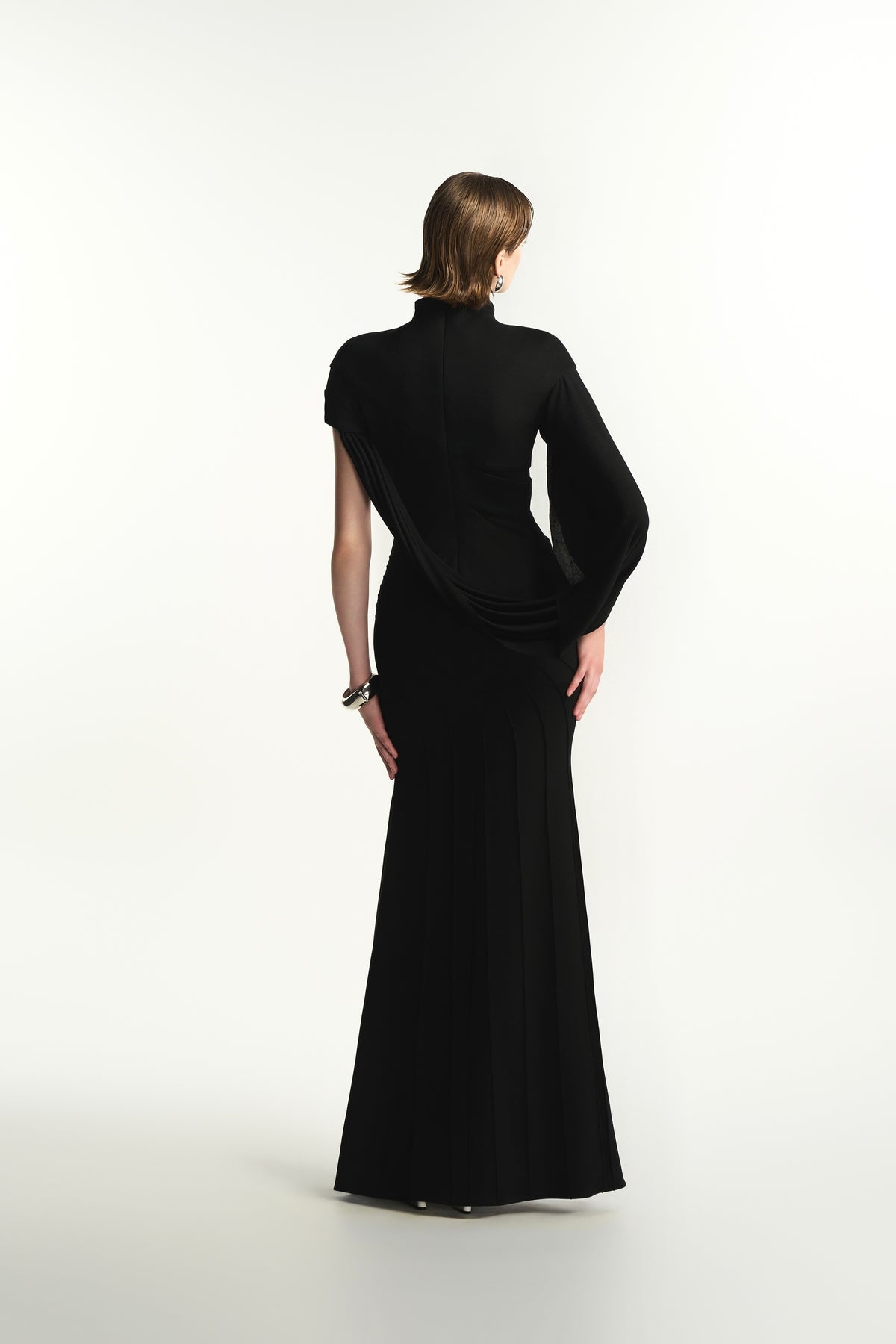 Merith Sheath Ponte Knit Maxi Dress