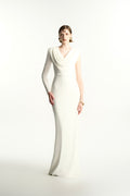 Rosane Sheath Elastance Jersey Maxi Dress