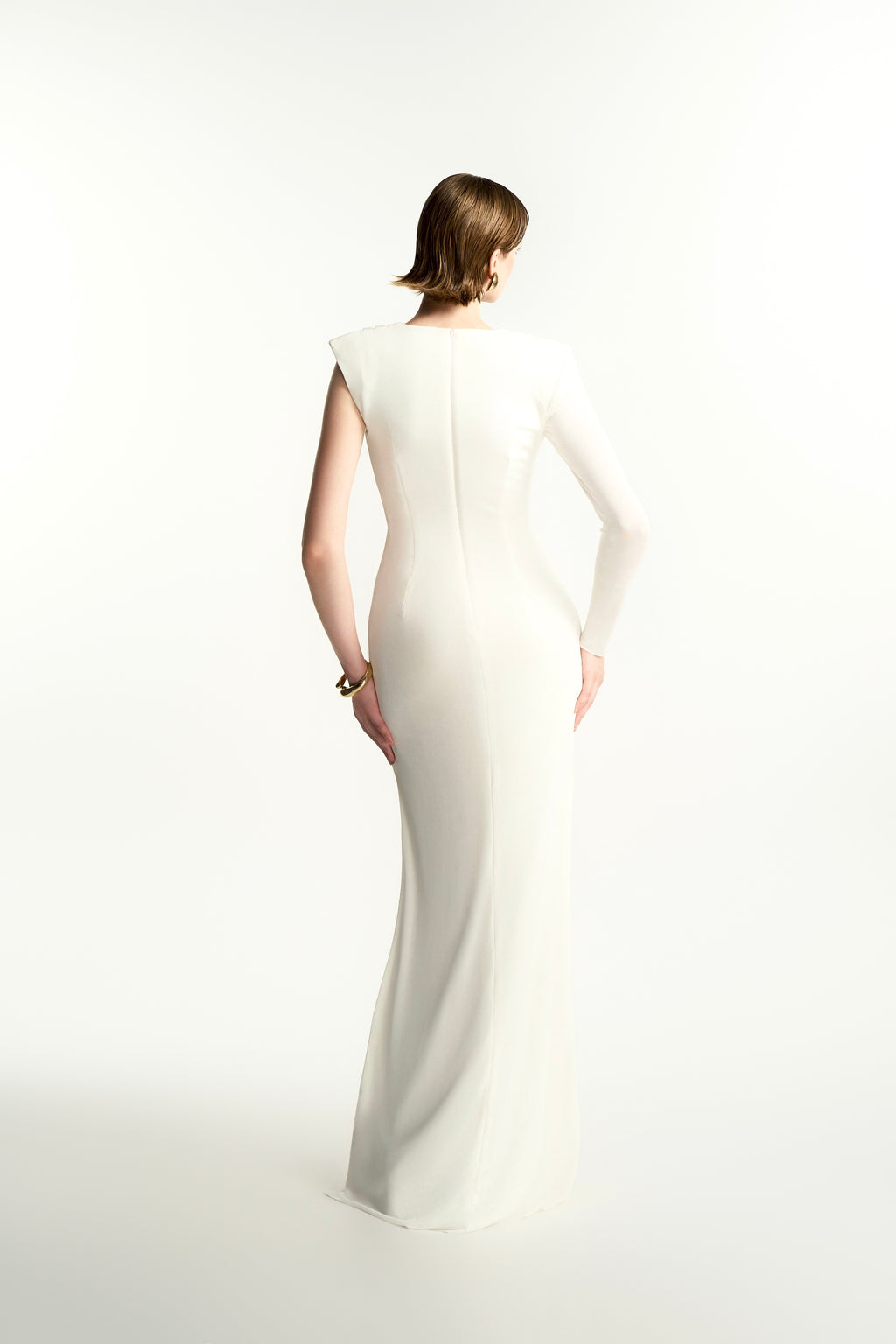 Rosane Sheath Elastance Jersey Maxi Dress