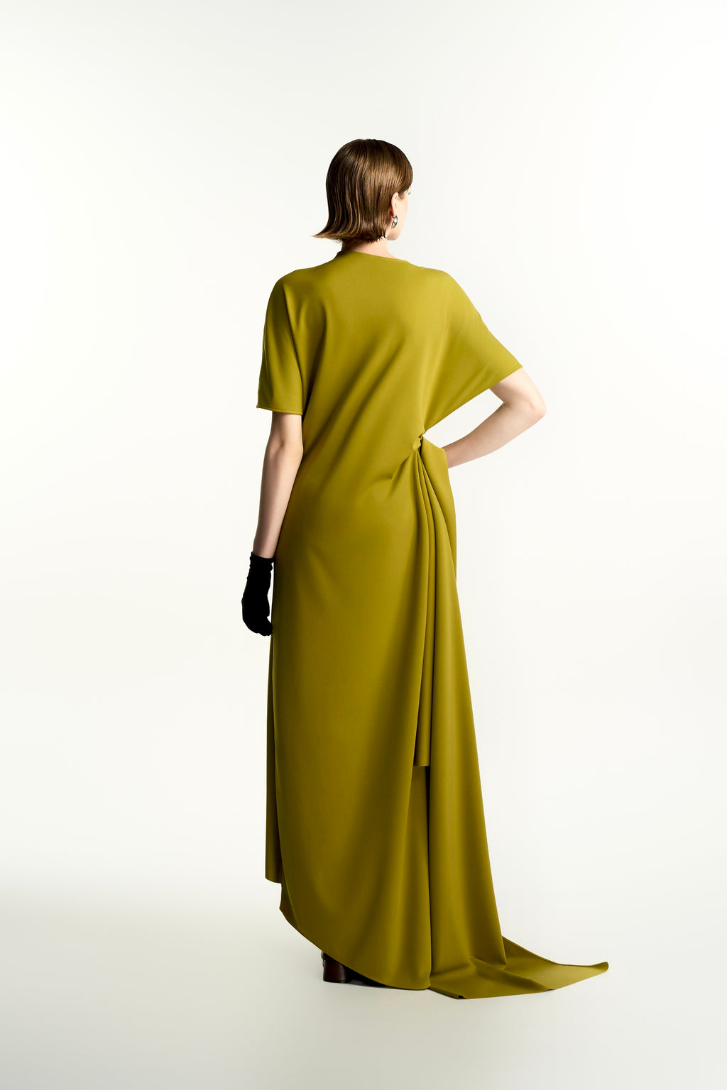 Atemie Sheath Ponte Knit Maxi Dress