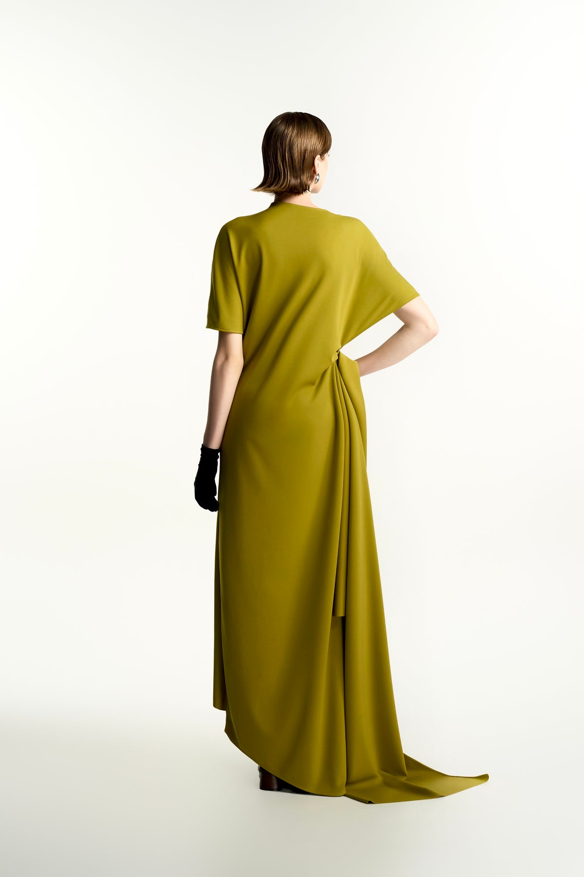 Atemie Sheath Ponte Knit Maxi Dress
