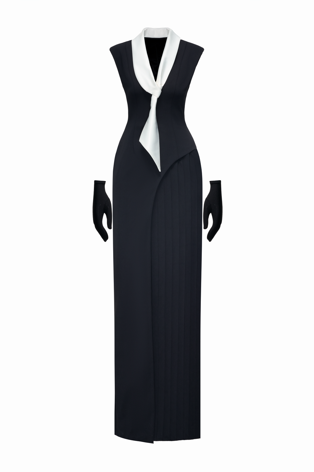 Amadine Sheath Ponte Knit Maxi Dress