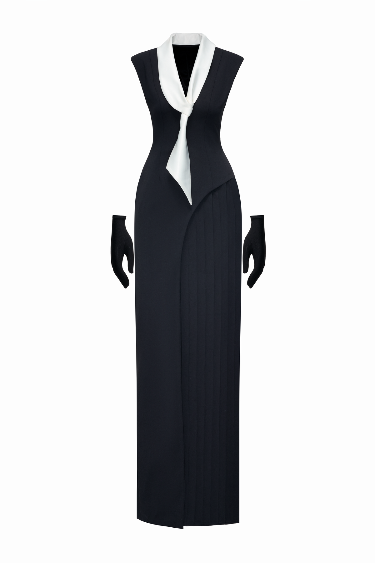 Amadine Sheath Ponte Knit Maxi Dress