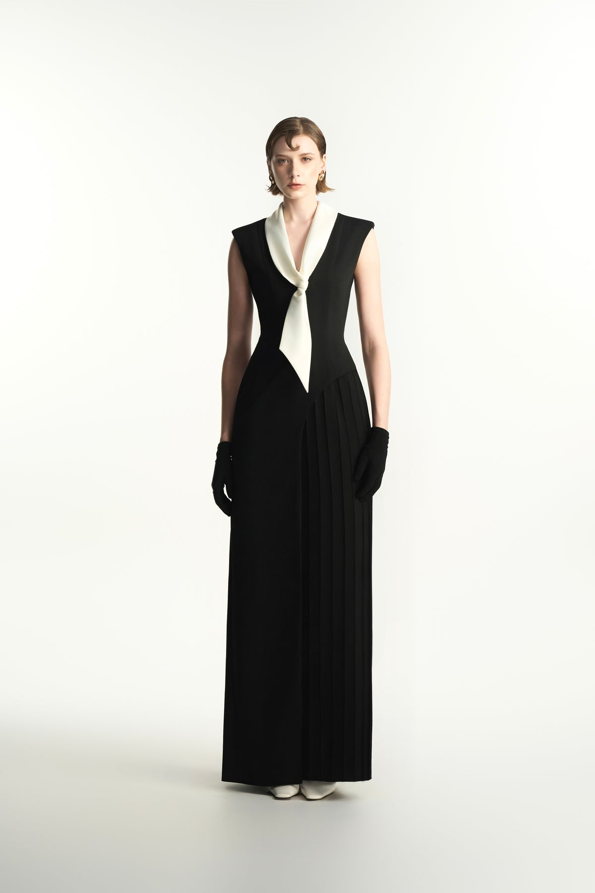 Amadine Sheath Ponte Knit Maxi Dress