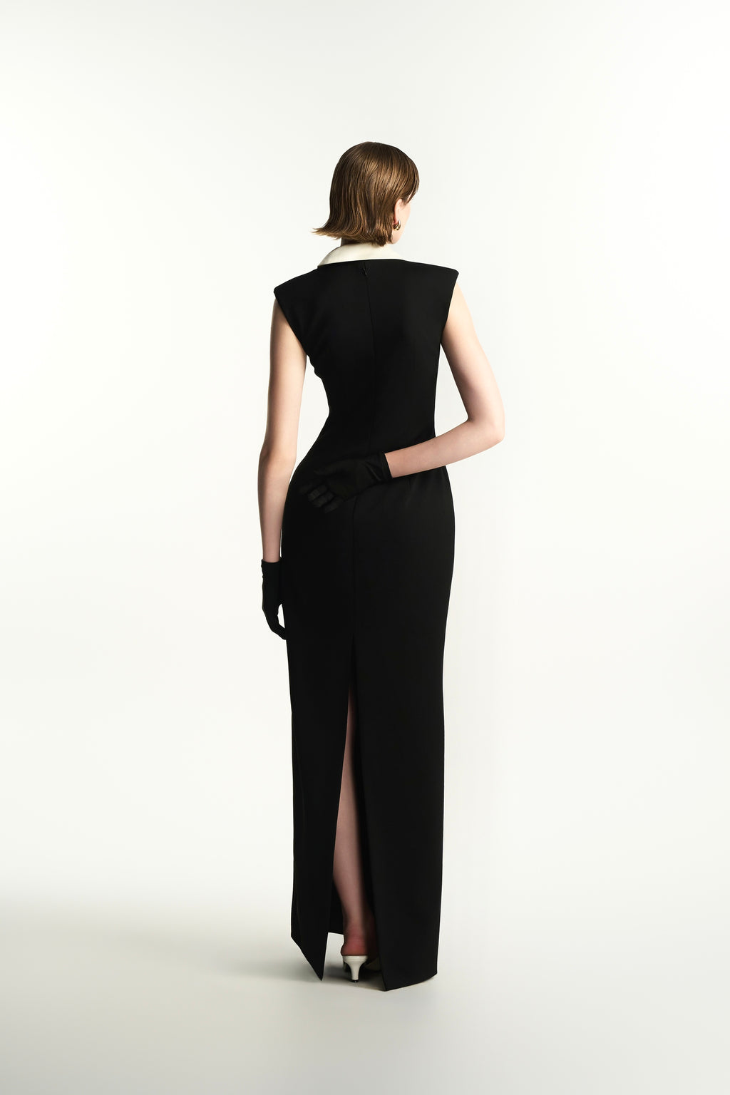 Amadine Sheath Ponte Knit Maxi Dress