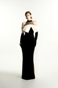 Viviene Sheath Ponte Knit Maxi Dress