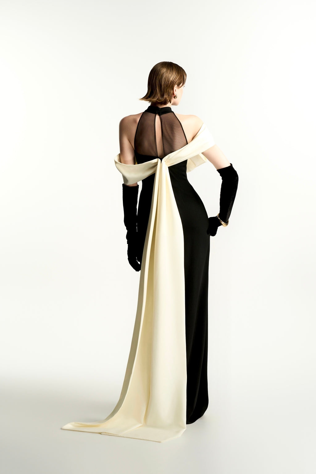 Viviene Sheath Ponte Knit Maxi Dress
