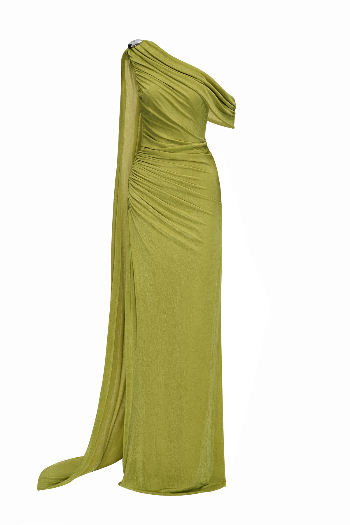 Lorene Sheath Elastance Jersey Maxi Dress