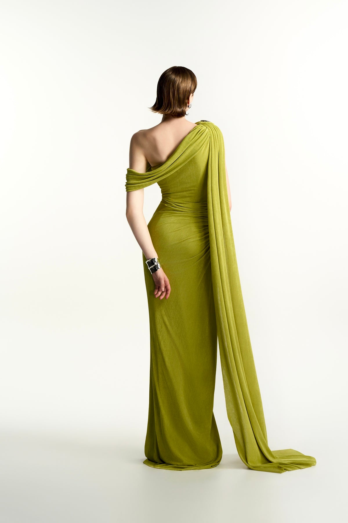 Lorene Sheath Elastance Jersey Maxi Dress